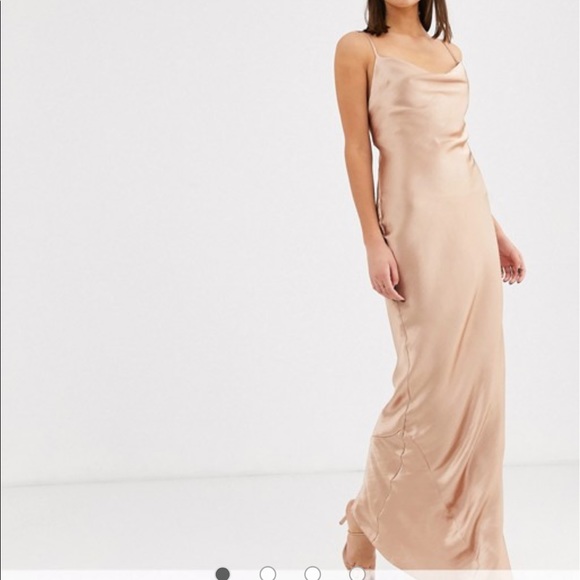ASOS Dresses & Skirts - ASOS Cami Slip Maxi Dress Satin